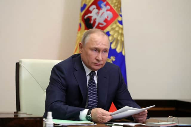 Putin demanded that “unfriendly countries” which purchase Russian gas must pay in roubles. (Credit: Getty Images)