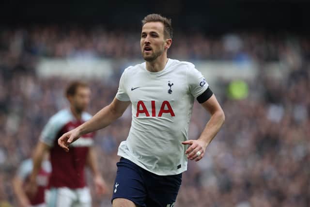  Harry Kane of Tottenham Hotspur during the Premier League match (Photo by Eddie Keogh/Getty Images)