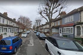 Landseer Road in Manor Park, where Shotera Bibi was found with stab wounds. Credit: Google