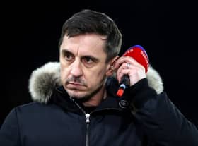 Former United captain Gary Neville mocks Arsenal fans after defeat to Palace. 