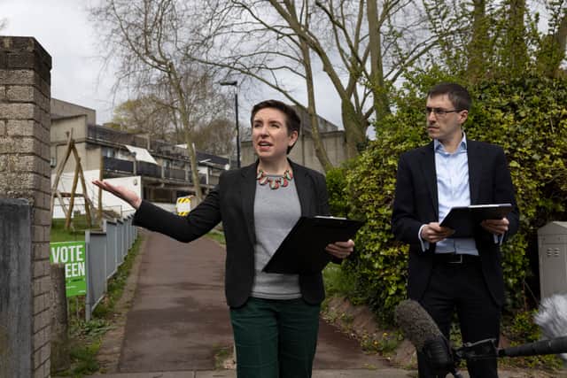 Green Party co-leaders Adrian Ramsay and Carla Denyer. Photo: Getty