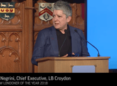 Ex-Croydon council boss Jo Negrini received more than £613,000. Photo: New London Architecture, YouTube screengrab
