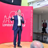 Keir Starmer launches Labour’s London election campaign. Credit: LW