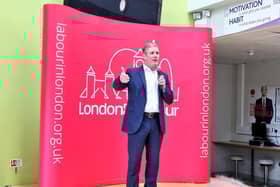 Keir Starmer launches Labour’s London election campaign. Credit: LW