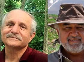 Mehran Raoof (left) and Morad Tahbaz (right) are still detained in Iran. 