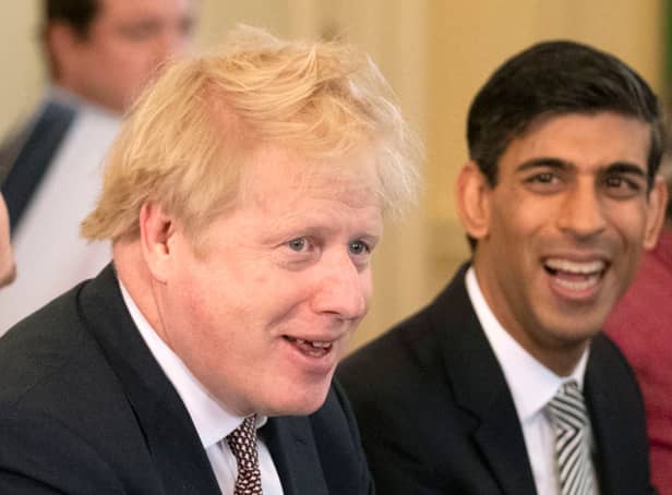 <p>Boris Johnson and Rishi Sunak’s have been fined by the Met Police. (AFP/Getty Images)</p>