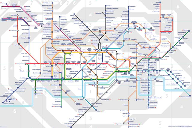 The Tube map. Credit: TfL