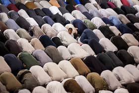 Tarawih prayers at the East London Mosque during Ramadan. Credit: Rob Stothard/Getty Images