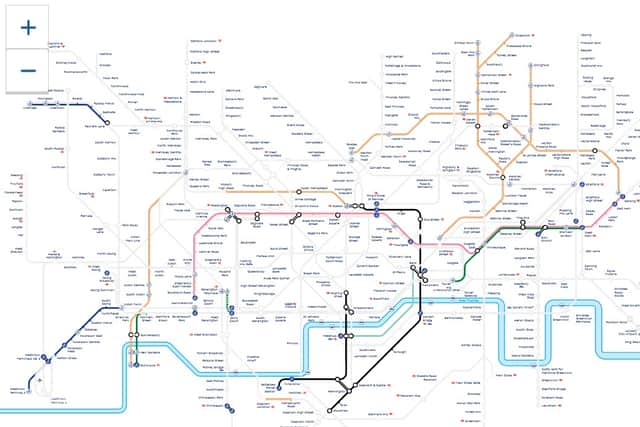 TfL disruption over the Easter weekend. Credit: TfL