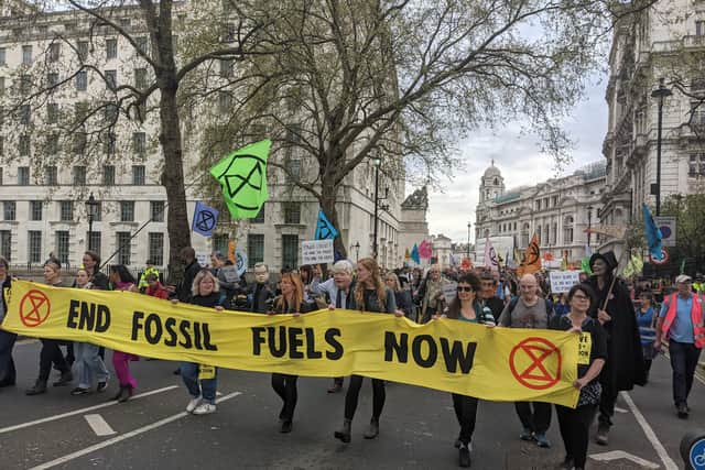 Extinction Rebellion protestors