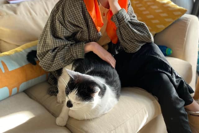 Ruby died at home with her family and cats, just three weeks after her cancer morphed into leukaemia. Photo: Fuller family