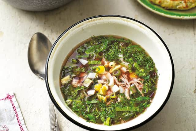 Green Borshch is a popular Ukrainian dish