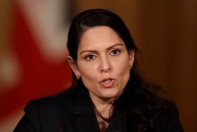 Home Secretary Priti Patel has defended her controversial policy to send asylum seekers seeking refuge in the UK to Rwanda while their application is considered. (Credit: JPIMedia) 