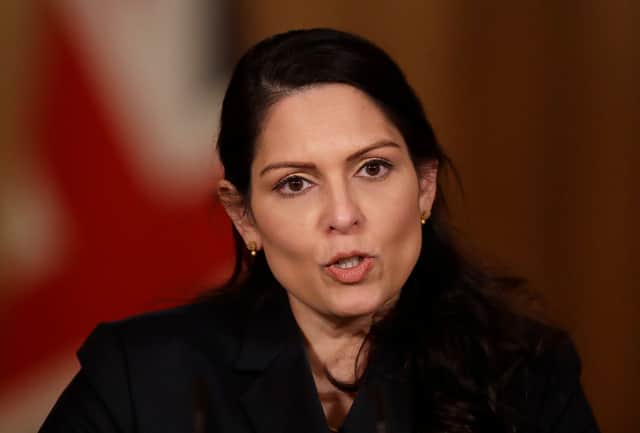 Home Secretary Priti Patel has defended her controversial policy to send asylum seekers seeking refuge in the UK to Rwanda while their application is considered. (Credit: JPIMedia) 