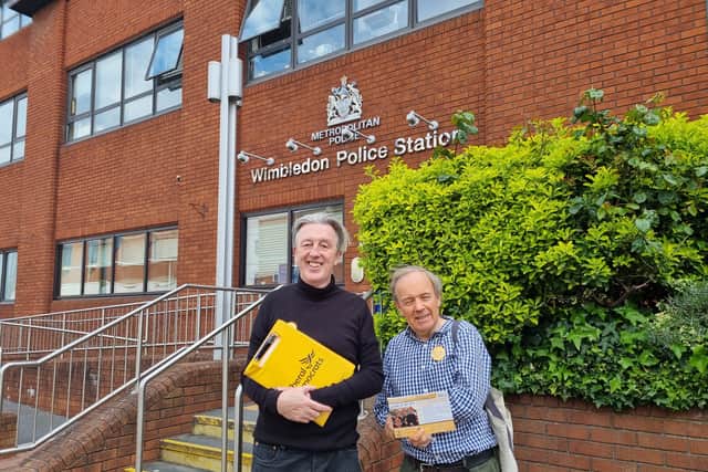 Paul Kohler, left, and Simon McGrath, Liberal Democrat candidates in Merton. Photo: LondonWorld