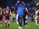 Angelo Ogbonna of West Ham United celebrates following their sides victory after the UEFA Europa League (Photo by Claudio Villa/Getty Images)
