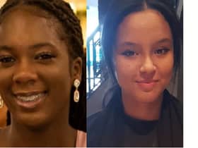 Alliyah (left) and Lina (right) have been found safely