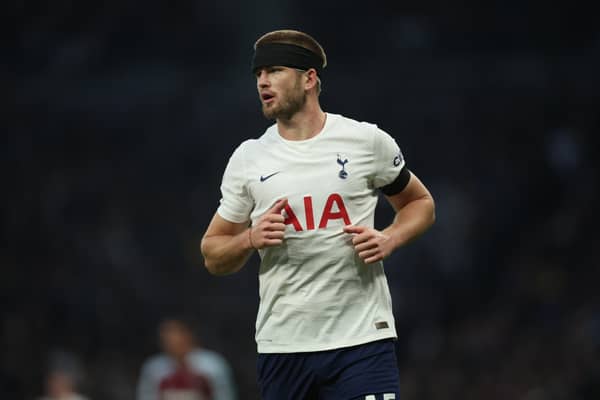 Eric Dier of Tottenham Hotspur during the Premier League match (Photo by Eddie Keogh/Getty Images)