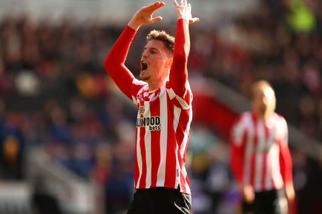 Sergi Canos of Brentford. Credit: Julian Finney/Getty Images