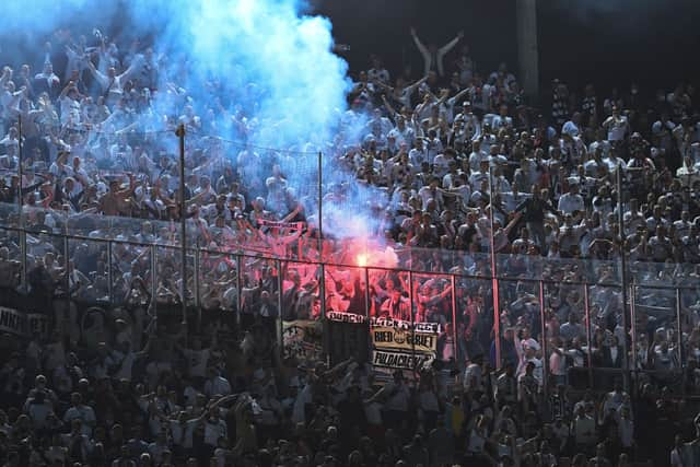 Barcelona fans reported crowd trouble during the Europa League quarter-final against Eintracht Frankfurt. Credit: David Ramos/Getty Images