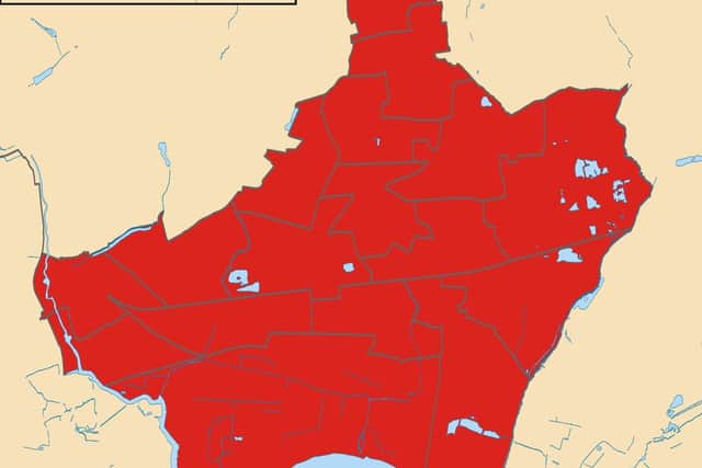 Barking and Dagenham went completely Labour in 2018. Credit: Wikimedia Commons