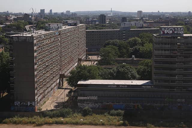 The Heygate estate in Elephant and Castle where the original Summerhouse scenes were filmed. Credit: Dan Kitwood/Getty Images