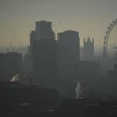 London seen through a haze of air pollution. Photo: Getty