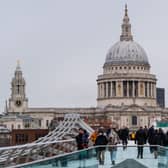 St Paul’s Cathedral. Credit: NIKLAS HALLE’N/AFP via Getty Images