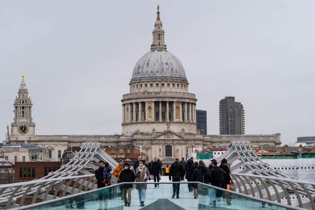 St Paul’s Cathedral. Credit: NIKLAS HALLE’N/AFP via Getty Images