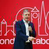 Labour party leader Sir Keir Starmer launched the party’s election campaign at Barnet South Gate College. Credit: Hollie Adams/Getty Images