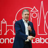 Labour party leader Sir Keir Starmer launched the party’s election campaign at Barnet South Gate College. Credit: Hollie Adams/Getty Images