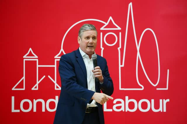 Labour party leader Sir Keir Starmer launched the party’s election campaign at Barnet South Gate College. Credit: Hollie Adams/Getty Images