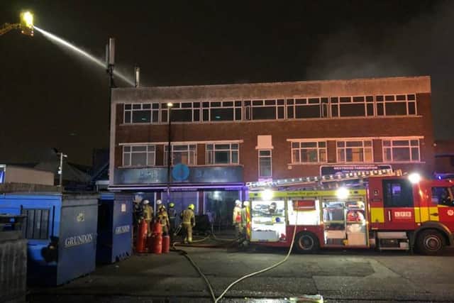 The London Fire Brigade tackled a  massive fire at an industrial bakery in Park Royal. 