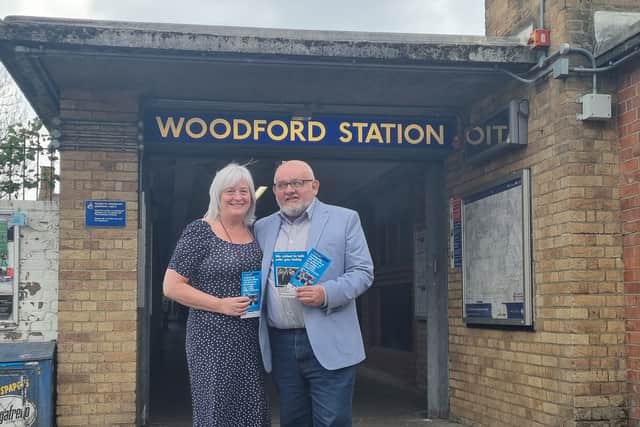 Conservative candidate Paul Canal and wife Karen campaigning in Woodford, Redbridge. Photo: LondonWorld