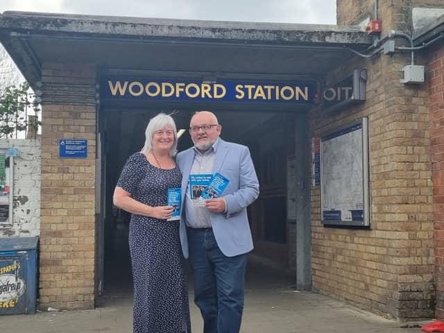 Conservative candidate Paul Canal and wife Karen campaigning in Woodford, Redbridge. Photo: LondonWorld