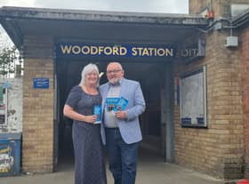 Conservative candidate Paul Canal and wife Karen campaigning in Woodford, Redbridge. Photo: LondonWorld