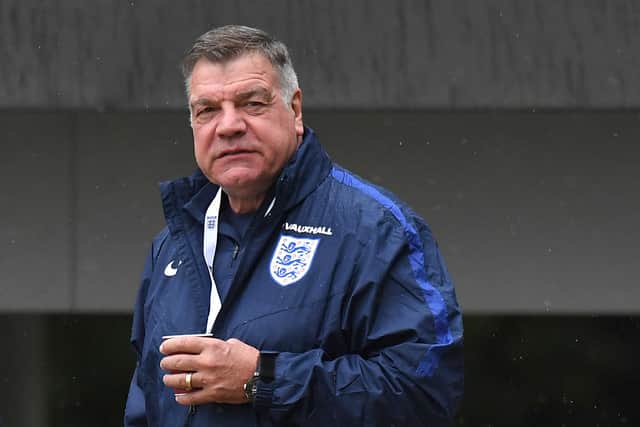 Sam Allardyce as England manager. Credit: ANTHONY DEVLIN/AFP via Getty Images