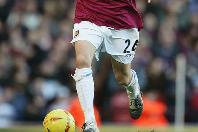 Mark Noble playing for West Ham in 2005. Credit: Phil Cole/Getty Images