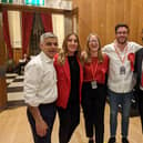 Sadiq Khan, Tooting MP Dr Rosena Allin-Khan with new councillors Lizzy Dobres and Jack Mayorcas.