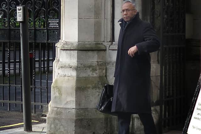 Lutfur Rahman leaving the High Court after his electoral fraud hearing. Credit: Peter Macdiarmid/Getty Images