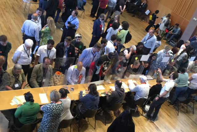 The Croydon count ongoing. Credit: Tara O’Connor