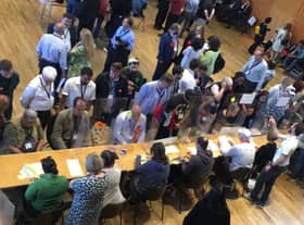 The Croydon count ongoing. Credit: Tara O’Connor