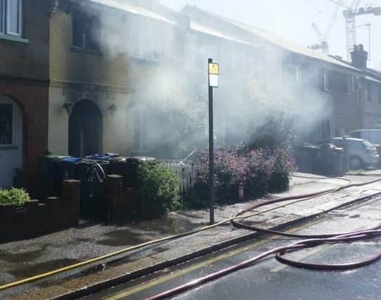 Firefighters have urgently warned people not to light indoor fires to heat their homes, as energy bills and the cost of living crisis spark safety fears. Photo: London Fire Brigade