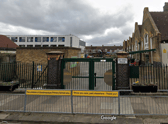 A 28-year-old man has been rushed to hospital after being stabbed in the stomach outside a primary school in Ilford, east London. Photo: Google Streetview