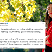 Gina Martin, a women’s rights activist, reported a death threat made to her to the Met Police. Photo: Getty
