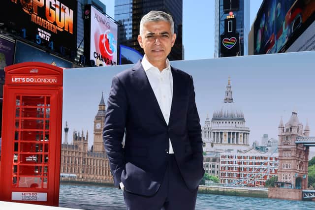 London mayor Sadiq Khan has embarked on a four-day trip to America to promote London as a tourist destination. Photo: Getty