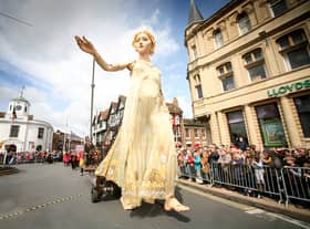 Lady Godiva puppet