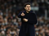 Head coach Mauricio Pochettino of Paris Saint-Germain reacts during the UEFA Champions League  (Photo by David Ramos/Getty Images)