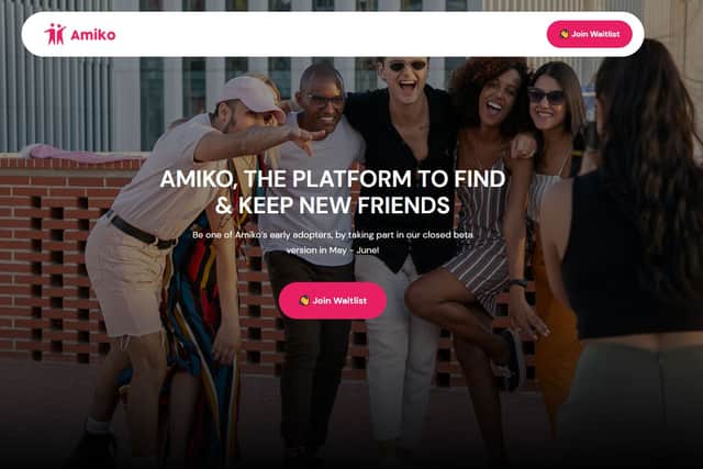 Amiko’s new website.