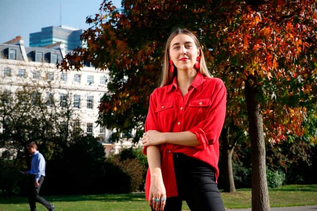 Gina Martin the upskirting campaigner. Credit: ADRIAN DENNIS/AFP via Getty Images